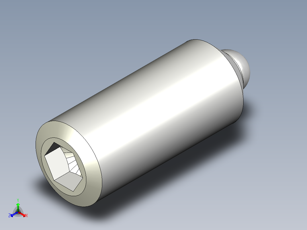 定位柱SPS-3D多系列多零件图纸模型正等轴测图