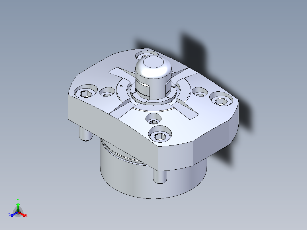 KOSMEKSFK2140-G多系列多零件图纸模型正等轴测图