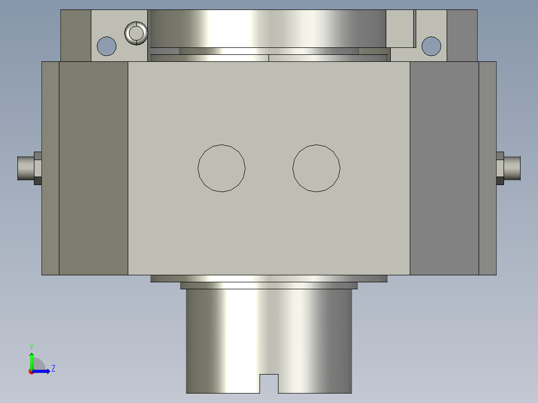旋转气爪PRC80H-180左视图