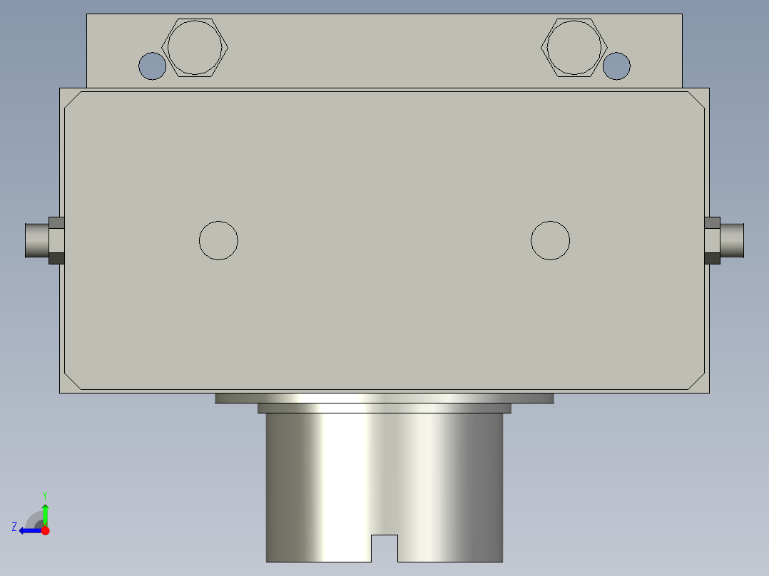 旋转气爪PRC80H-180右视图