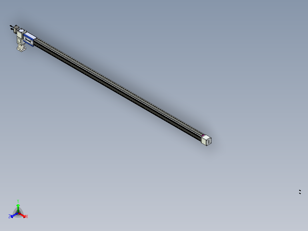 威洛博LB.GB同步带传动--欧规系列GB8-L192-S3150-BL-P75-K正等轴测图