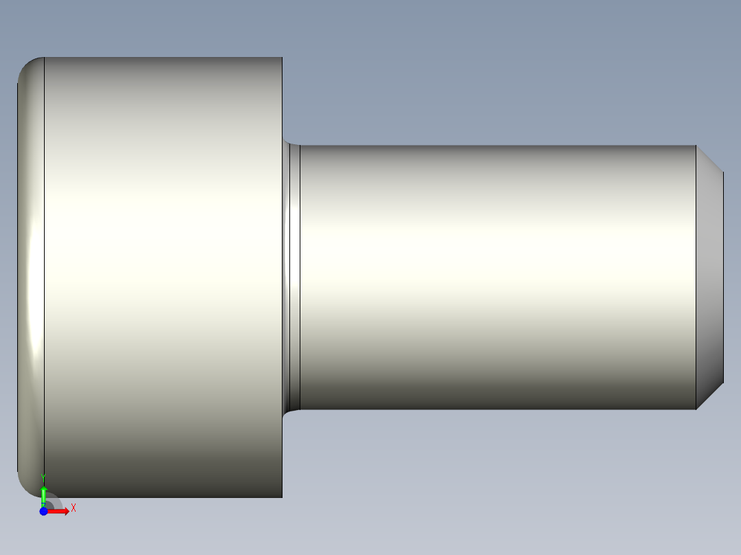 螺钉-DIN_912-M6x10.stp前视图