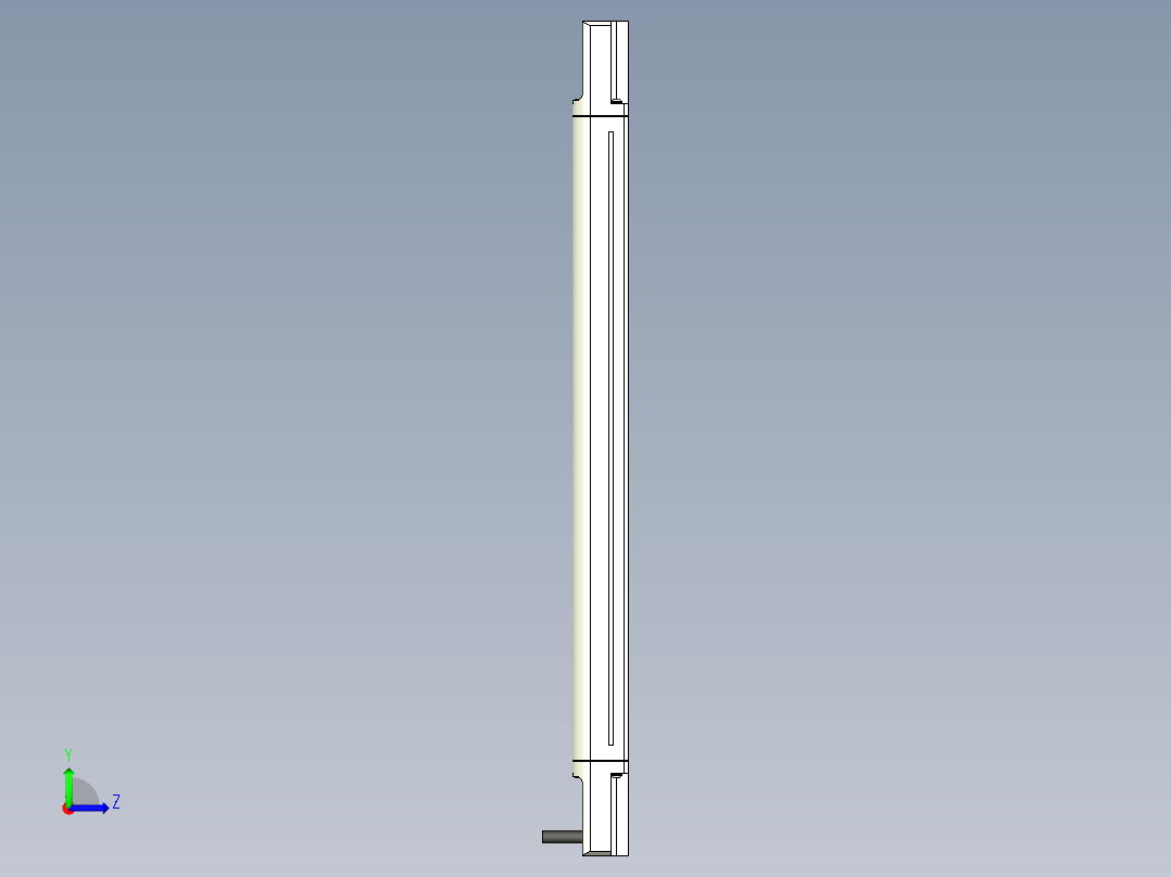 基恩士SL-V20H(S)_T_kc图纸模型左视图