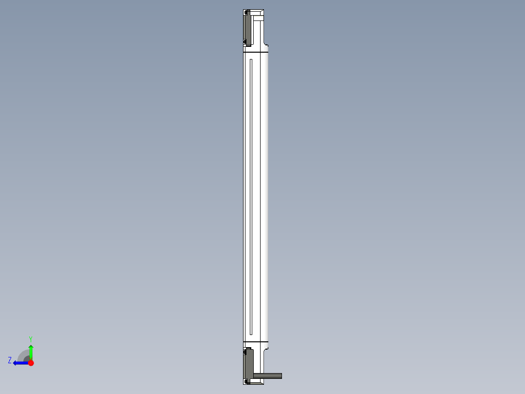 基恩士SL-V20H(S)_T_kc图纸模型右视图