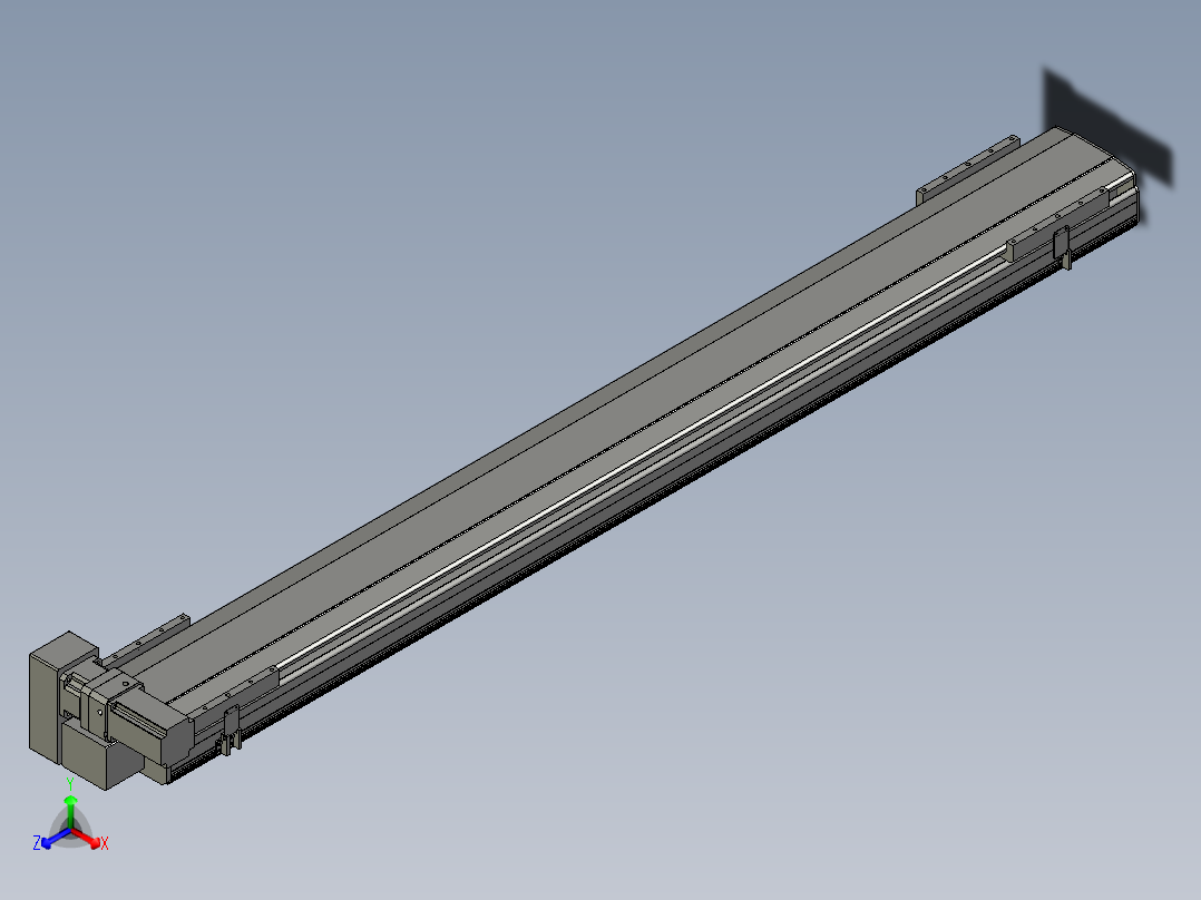 直线模组LHB21-L40-S1950-LU设计图纸