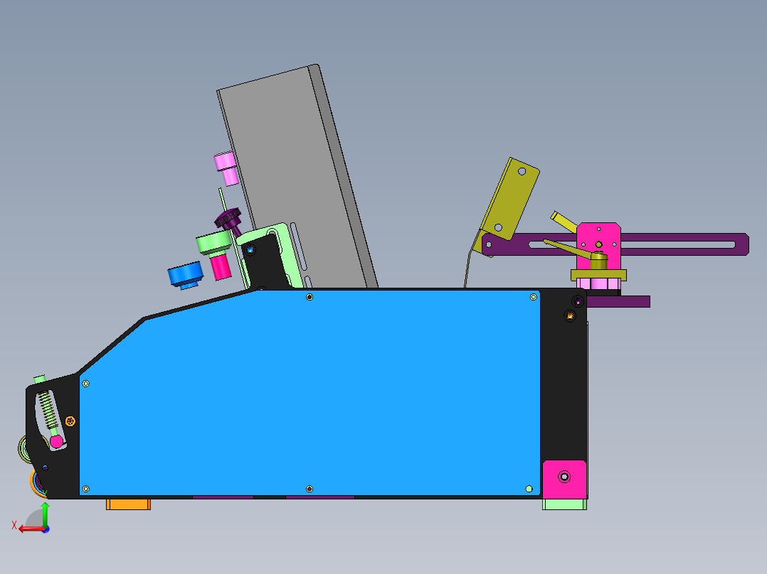 小型发卡机1499463后视图