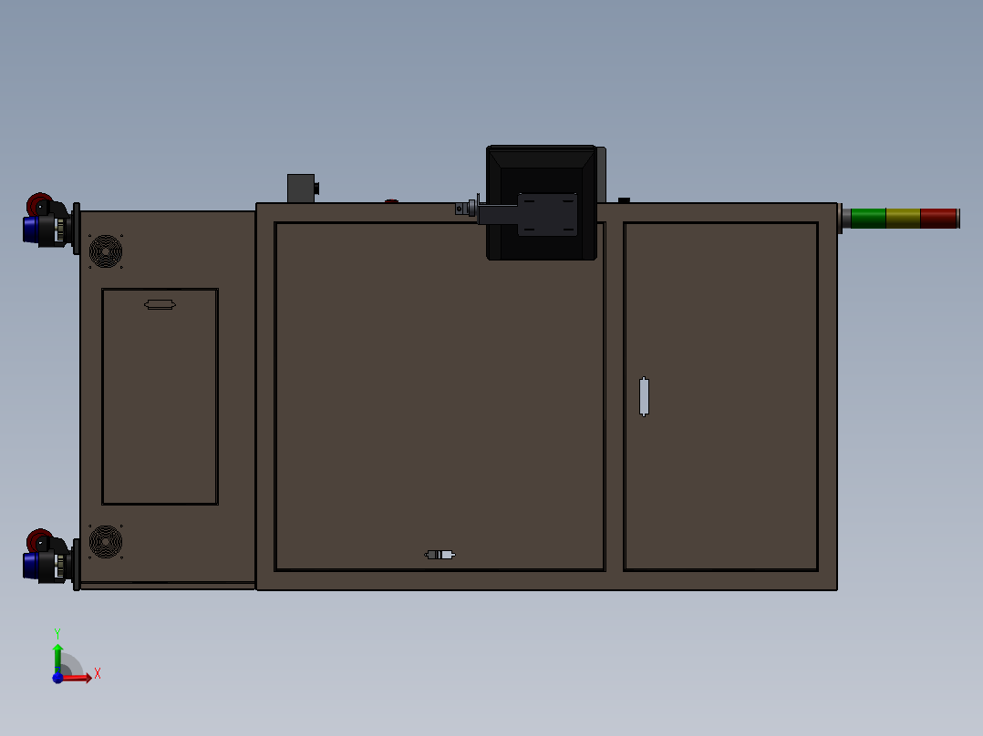 电视机顶盒测试线前视图