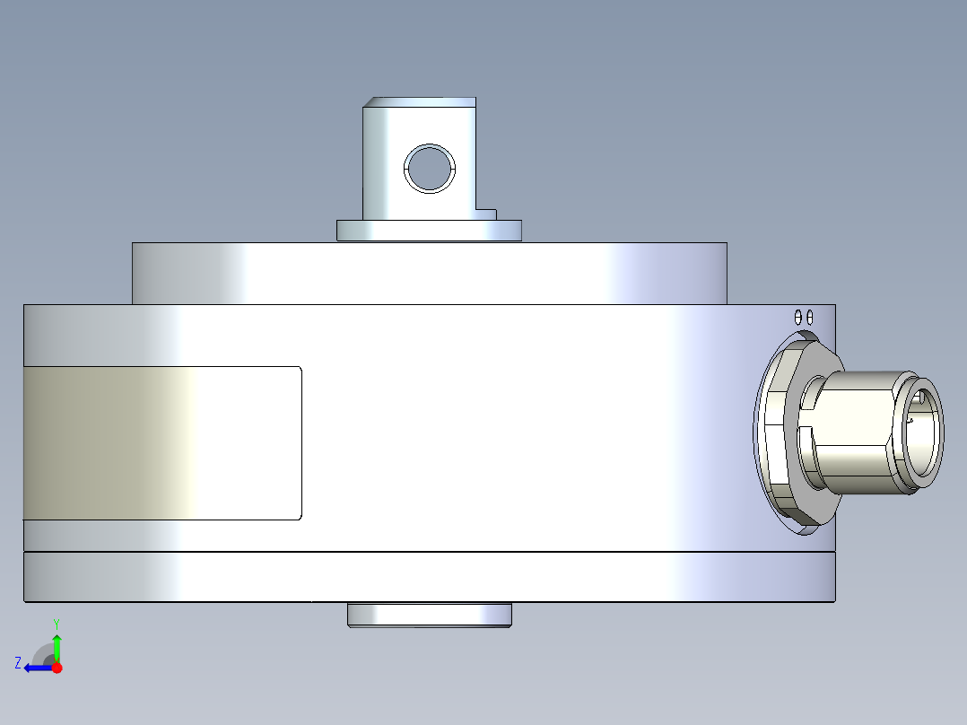 NOVOTECHNIK角度位移传感器RSX-7900右视图