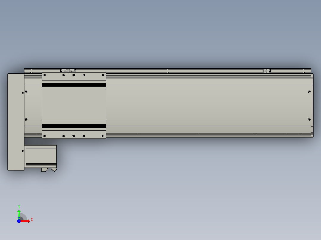 VF丝杆传动-一般环境VF22-S650-BL前视图