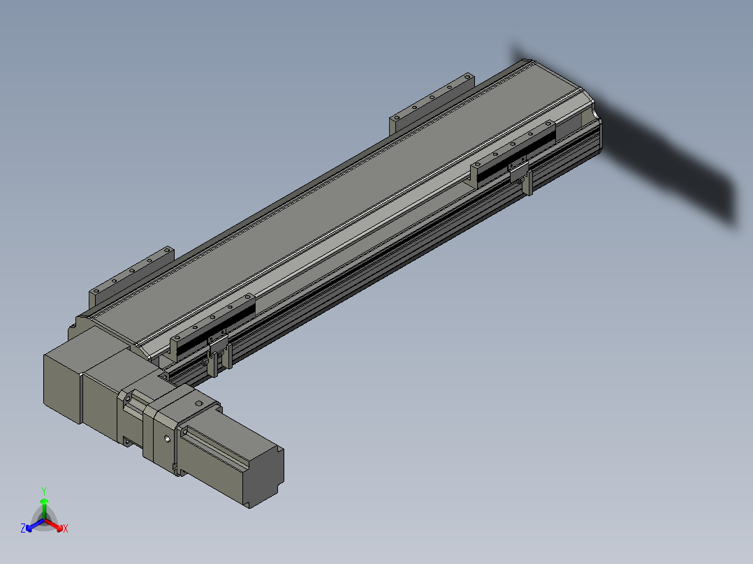 直线模组LHB17-L40-S550-L(B)设计图纸