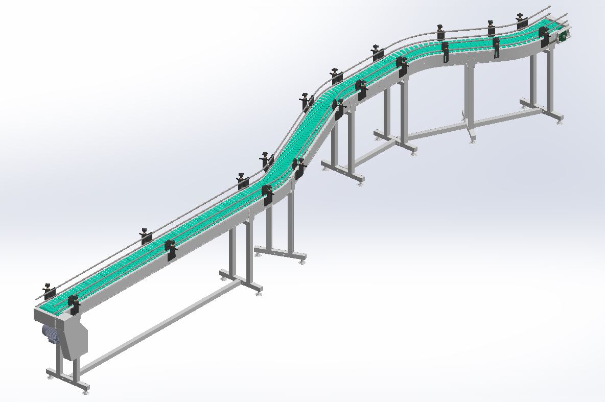 塑料链式输送机