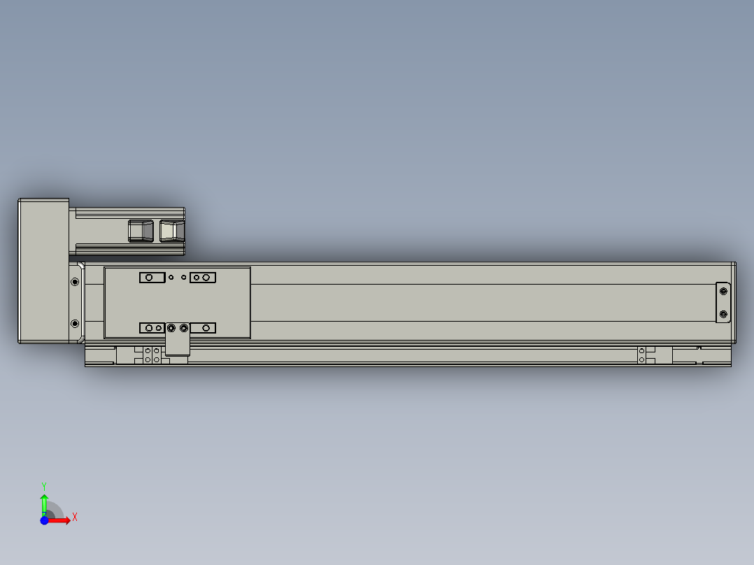 VF丝杆传动-一般环境VT6-L10-C-S360-BR-P10-D4前视图