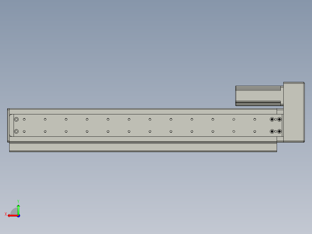 VF丝杆传动-一般环境VT6-L10-C-S360-BR-P10-D4后视图