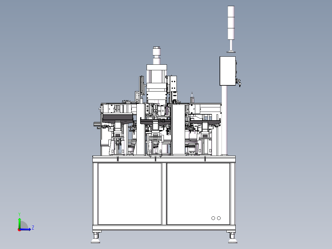 自动设备总装配体-E左视图