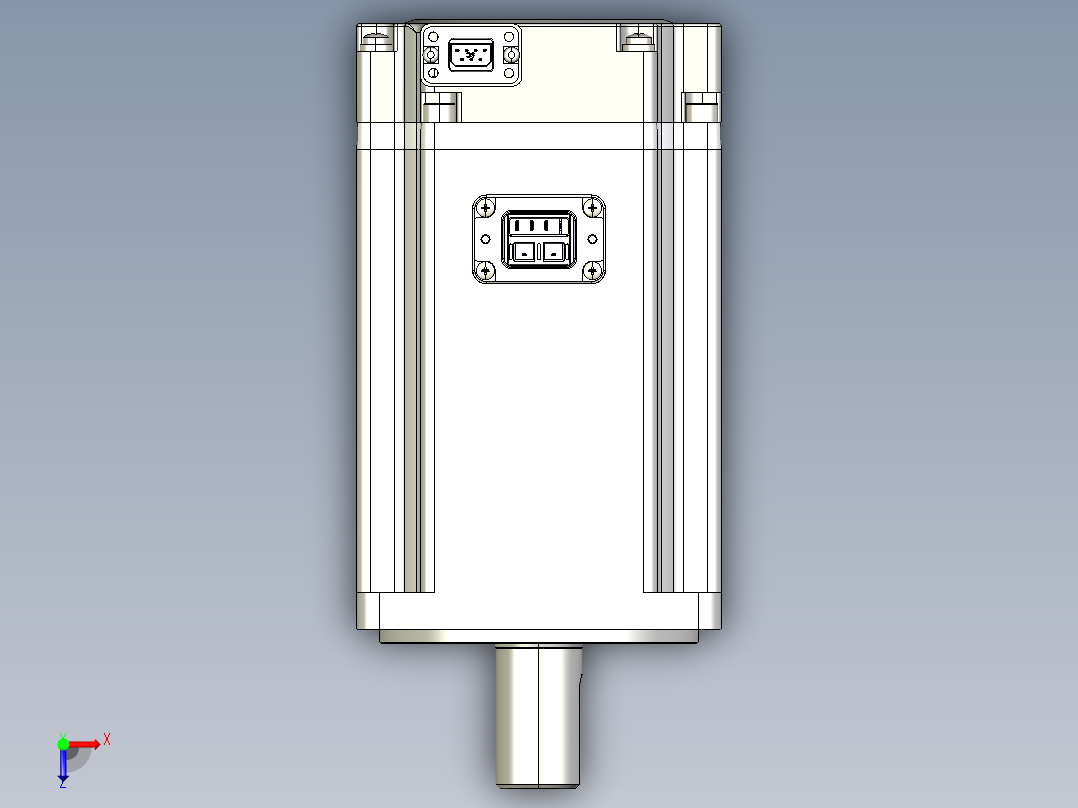 电机MS6H-80TH30B3-21P0.IGS俯视图