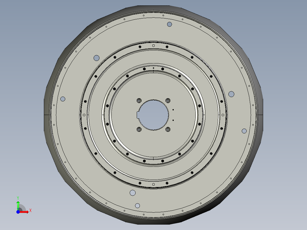 C1250轮毂前视图