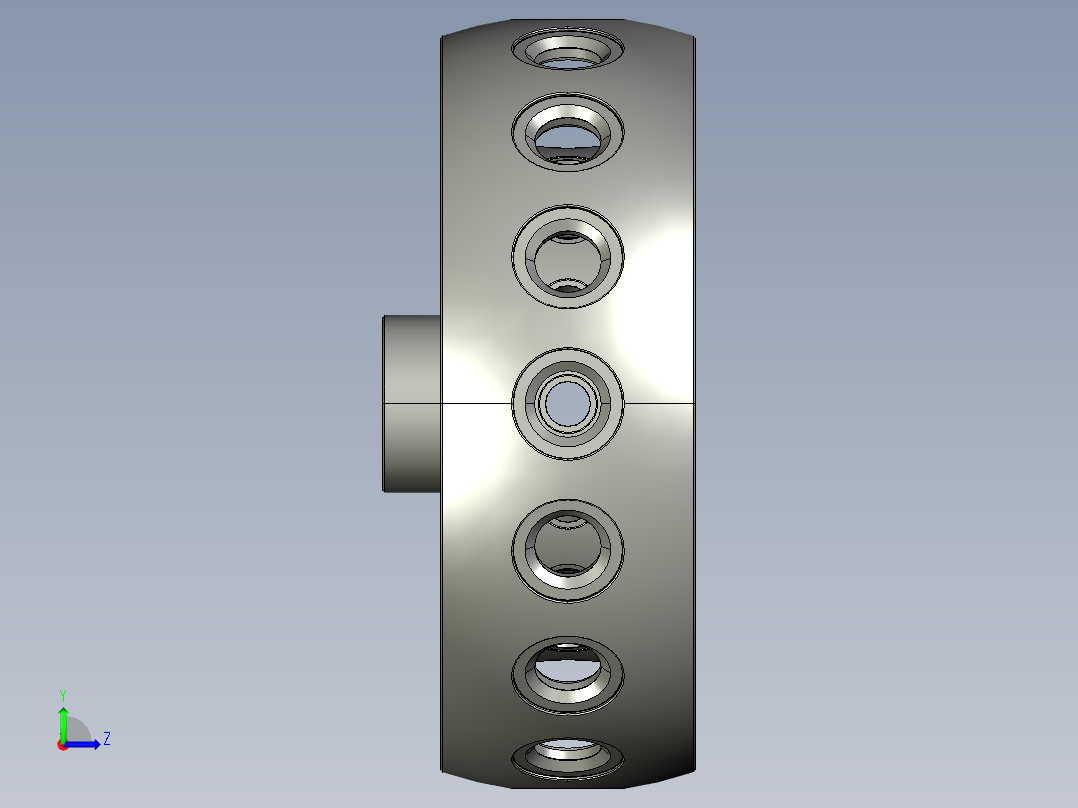 C1250轮毂左视图
