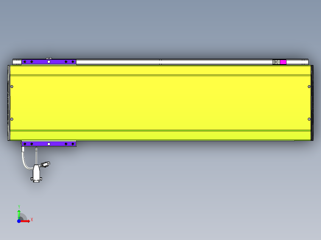 威洛博VL系列直线电机模组-VL22H2-S650前视图
