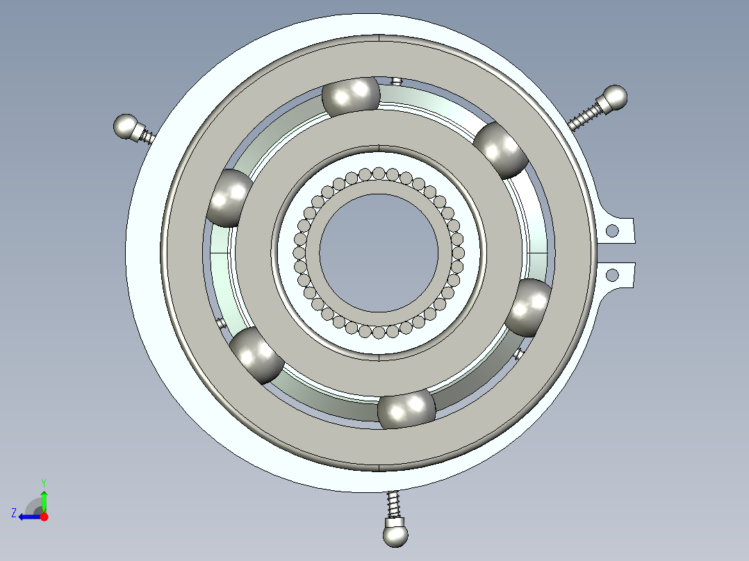 Q143-汽车三轴五档手动变速器的设计与仿真【三维proe】三维可能需要自己调整一下右视图