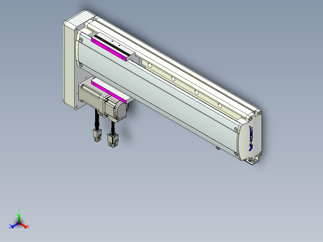 威洛博QF10-Lxx-C-S240-BL-ZP10-C3正等轴测图