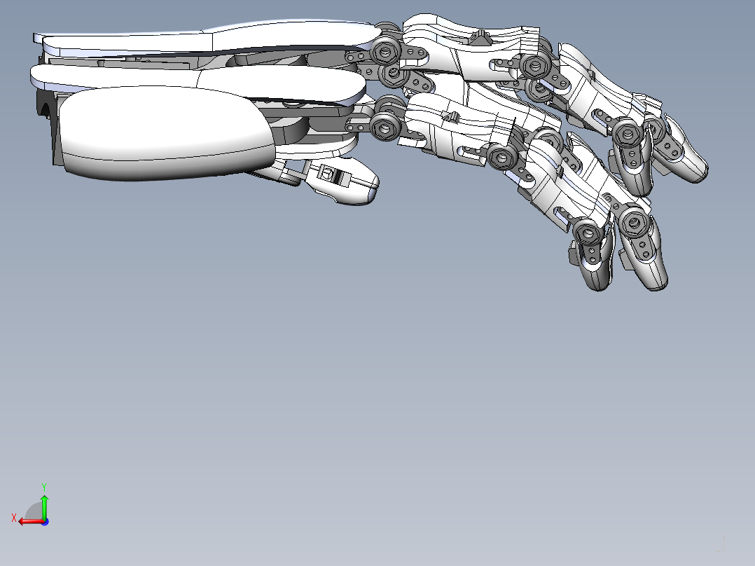 仿生机械手 (5)后视图