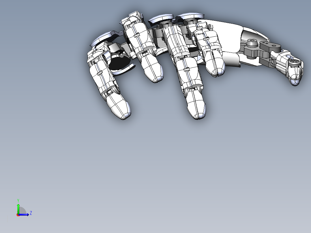 仿生机械手 (5)左视图