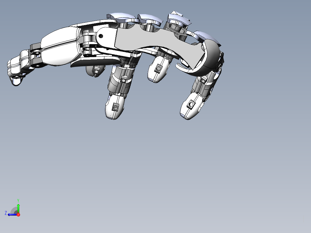 仿生机械手 (5)右视图