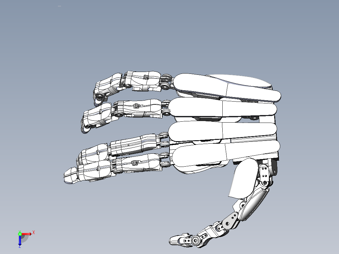 仿生机械手 (5)俯视图