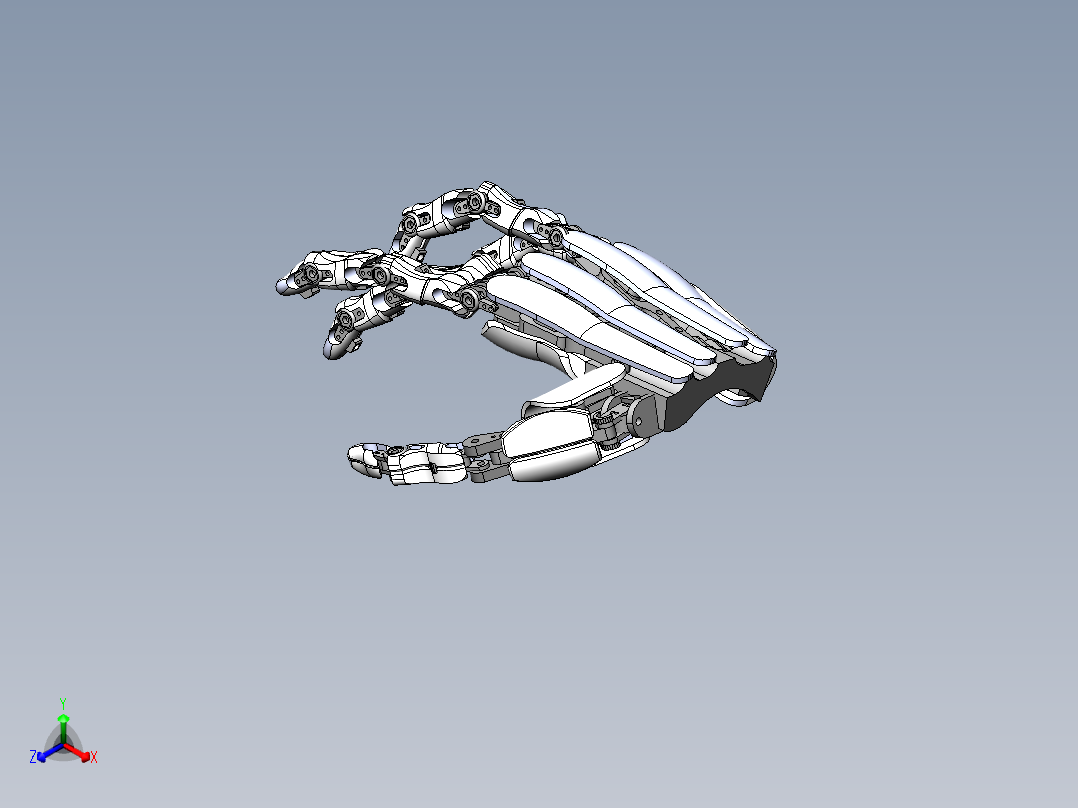 仿生机械手 (5)正等轴测图