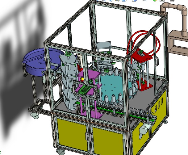 双头全自动活塞式液体灌装机3D图纸H283 非标自动化设备3D图纸