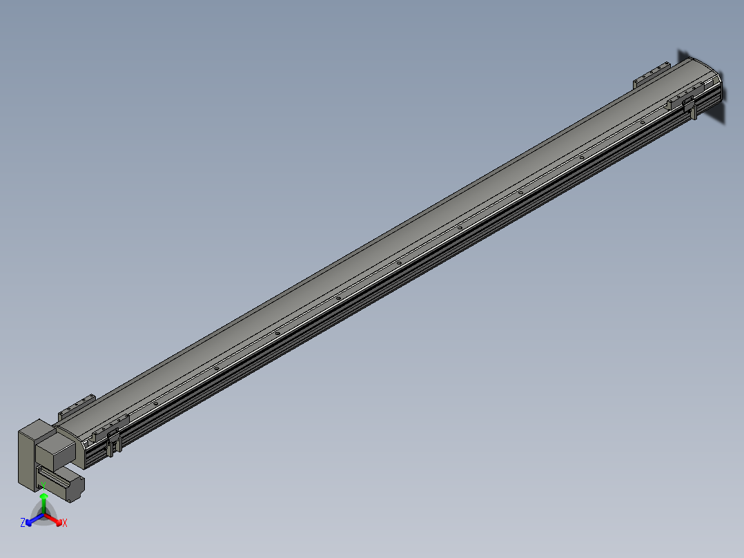 直线模组WG-LHB12-S1850-LD设计图纸