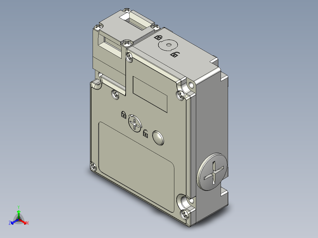 安全_区域传感器SDS02正等轴测图