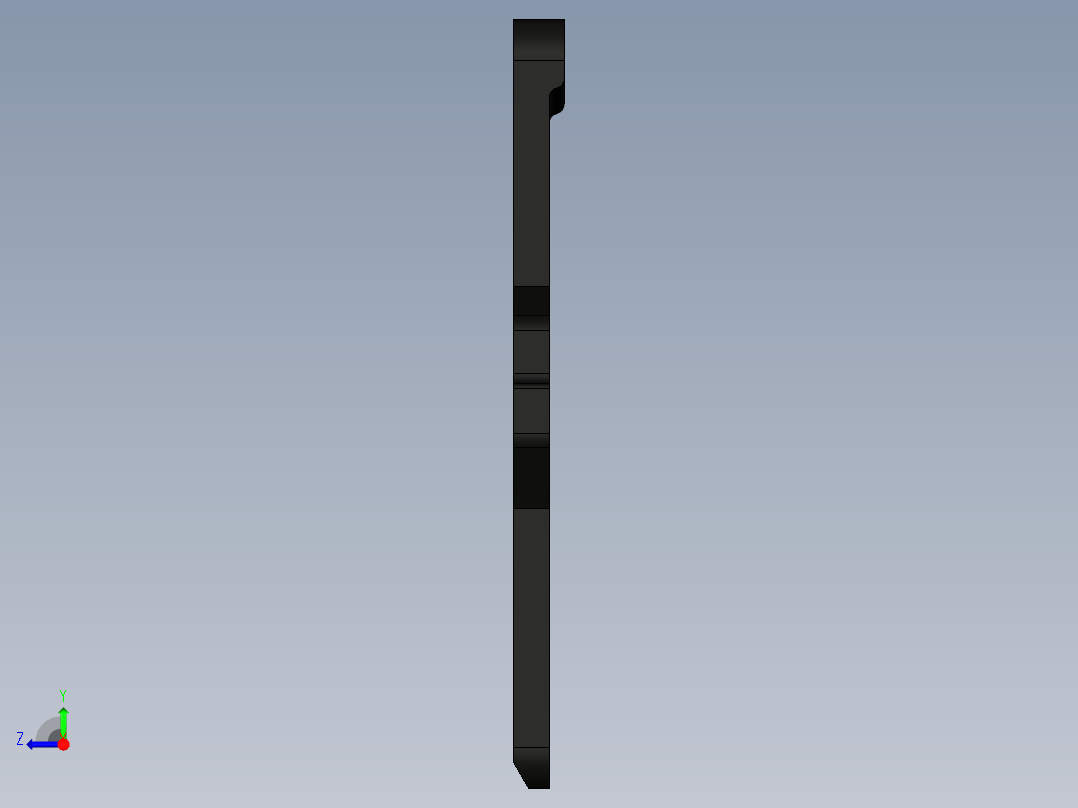 Micro SD内存卡存储卡右视图