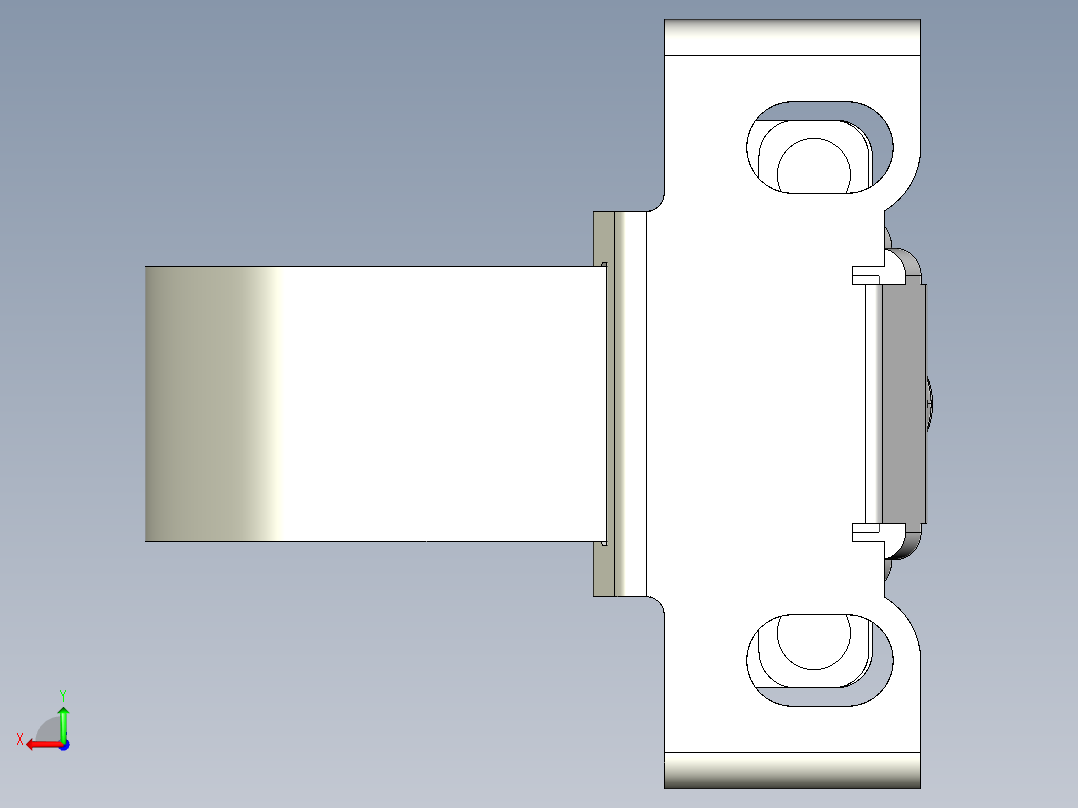 基恩士OP-83181_kc图纸模型后视图