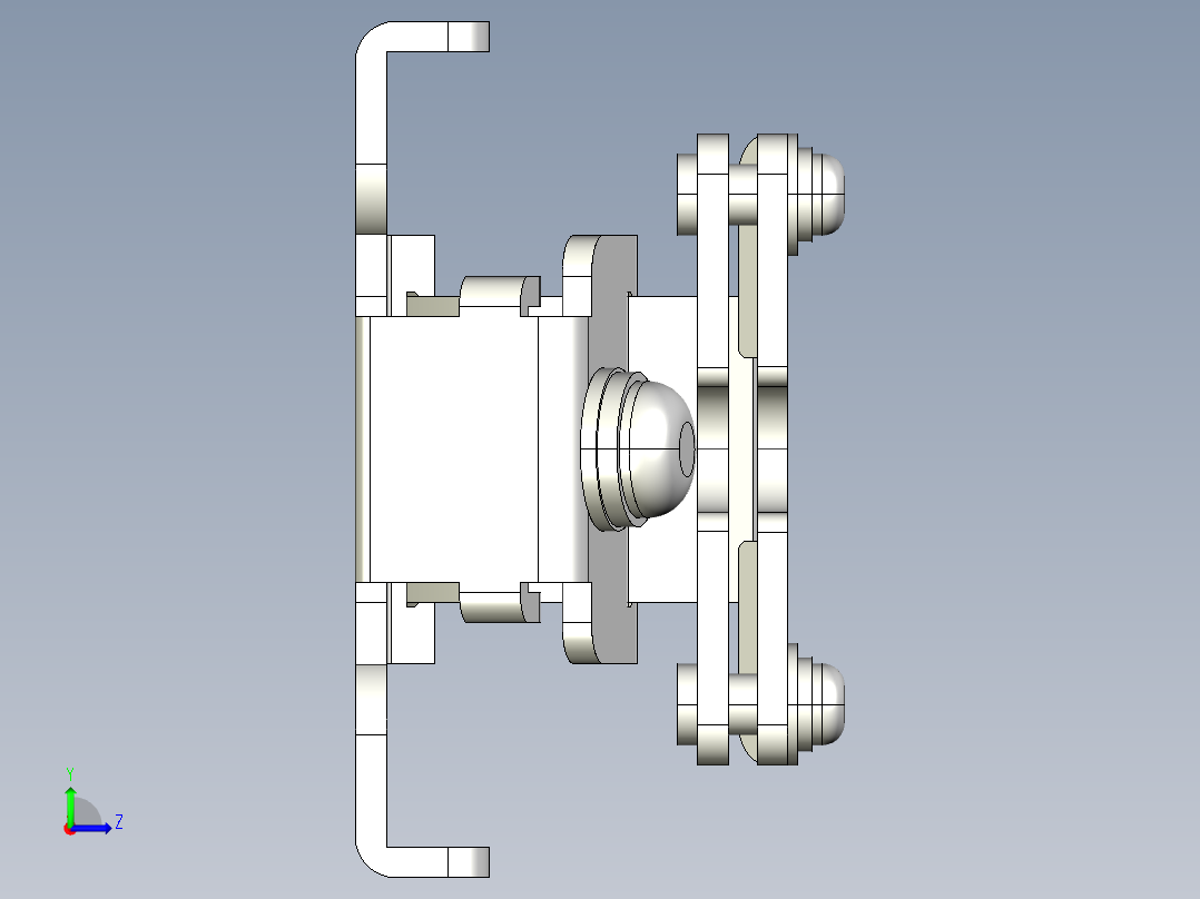 基恩士OP-83181_kc图纸模型左视图