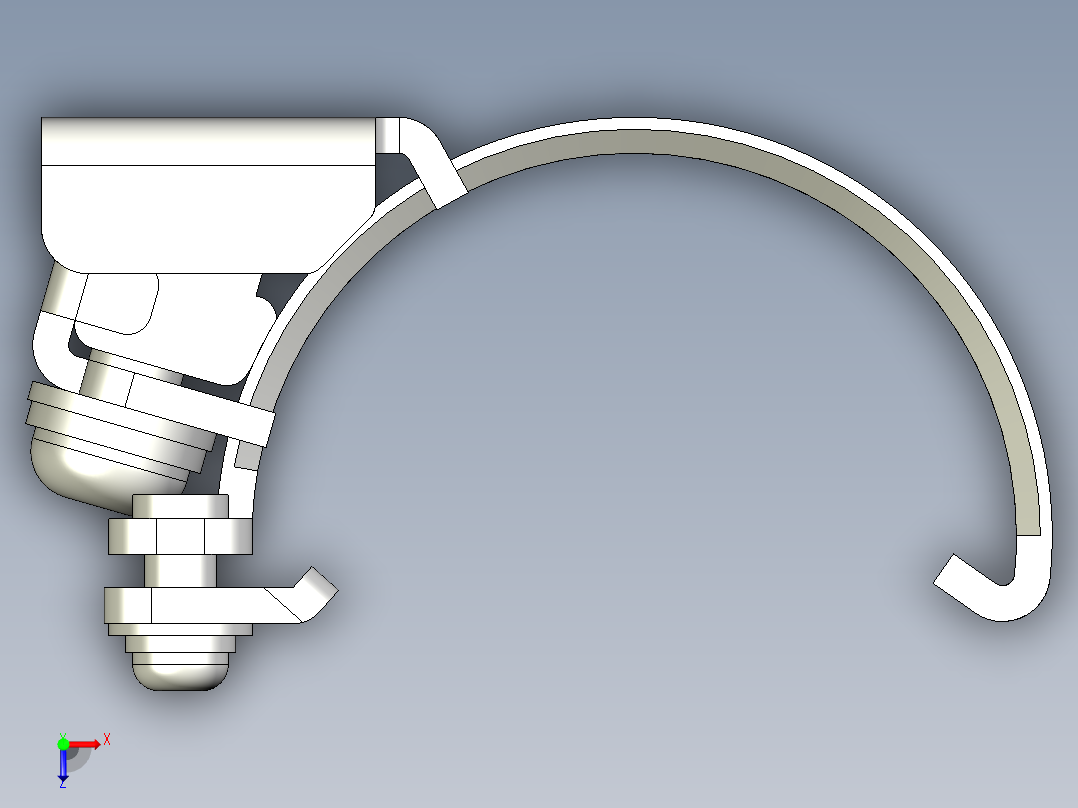 基恩士OP-83181_kc图纸模型俯视图