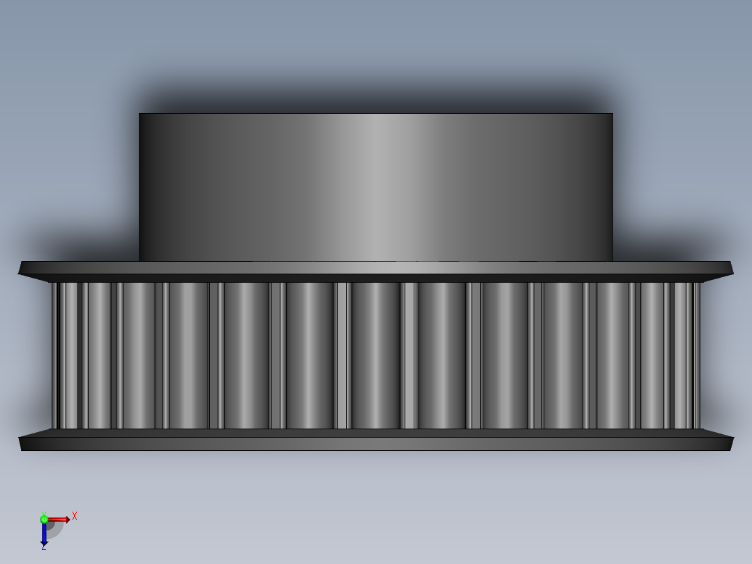 心轴式液压弯管机俯视图
