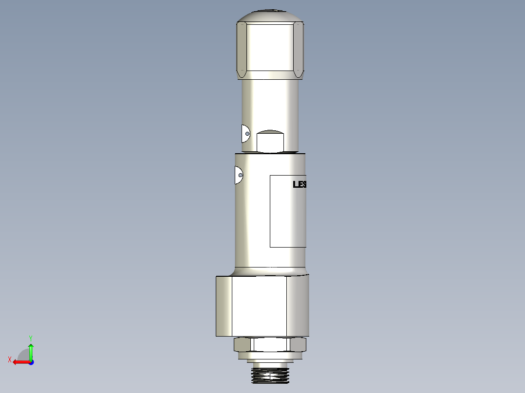 439型安全泄压阀，包装旋钮H4后视图