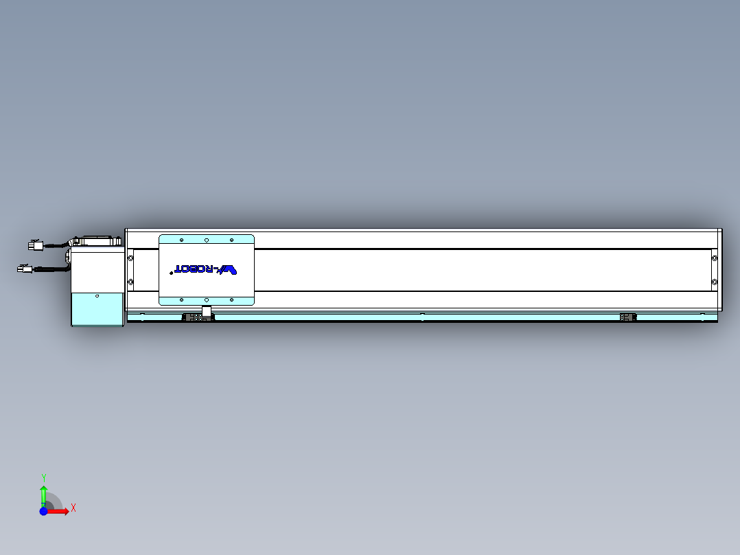 威洛博VBC同步带传动一无尘环境VBC14-L45-S700-BLD-ZP75-C3前视图