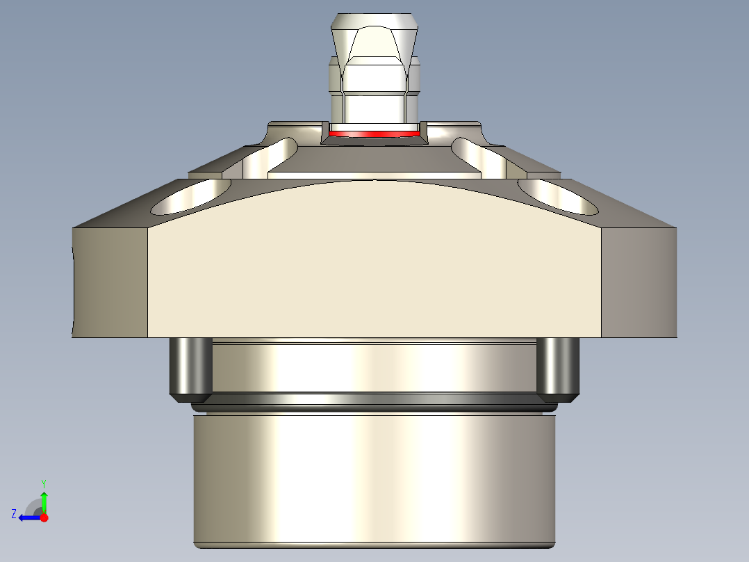 KOSMEKSFA1000-M2N-090多系列多零件图纸模型多系列多零件图纸模型右视图