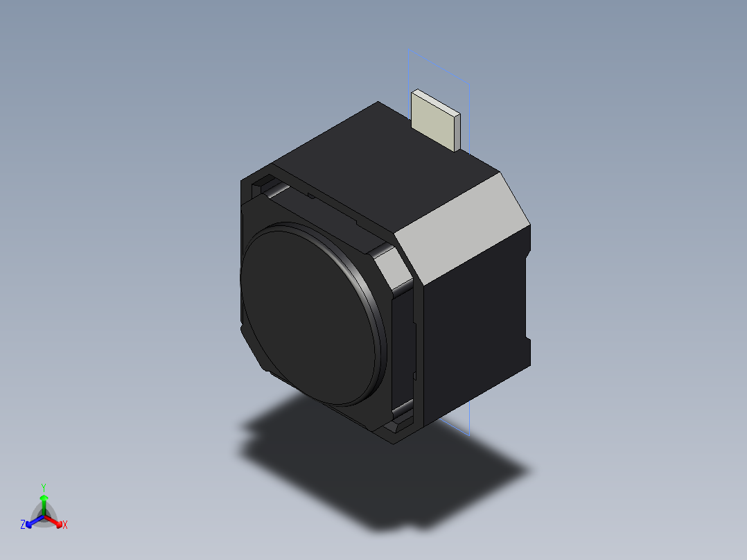 开关继电器保护 SM-1TS009D-XXX0-4300正等轴测图