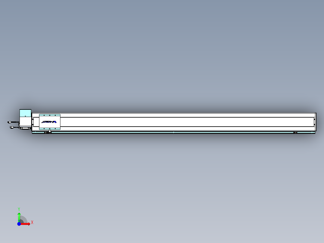 威洛博VBC同步带传动一无尘环境VBC14-L45-S1850-BRD-ZP75-C3前视图