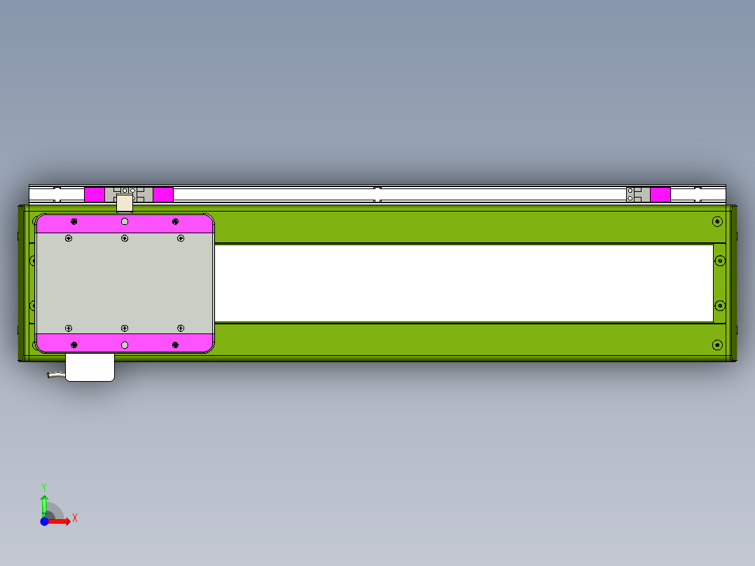 威洛博LC系列3d模型模组LC14S1Y-S450前视图