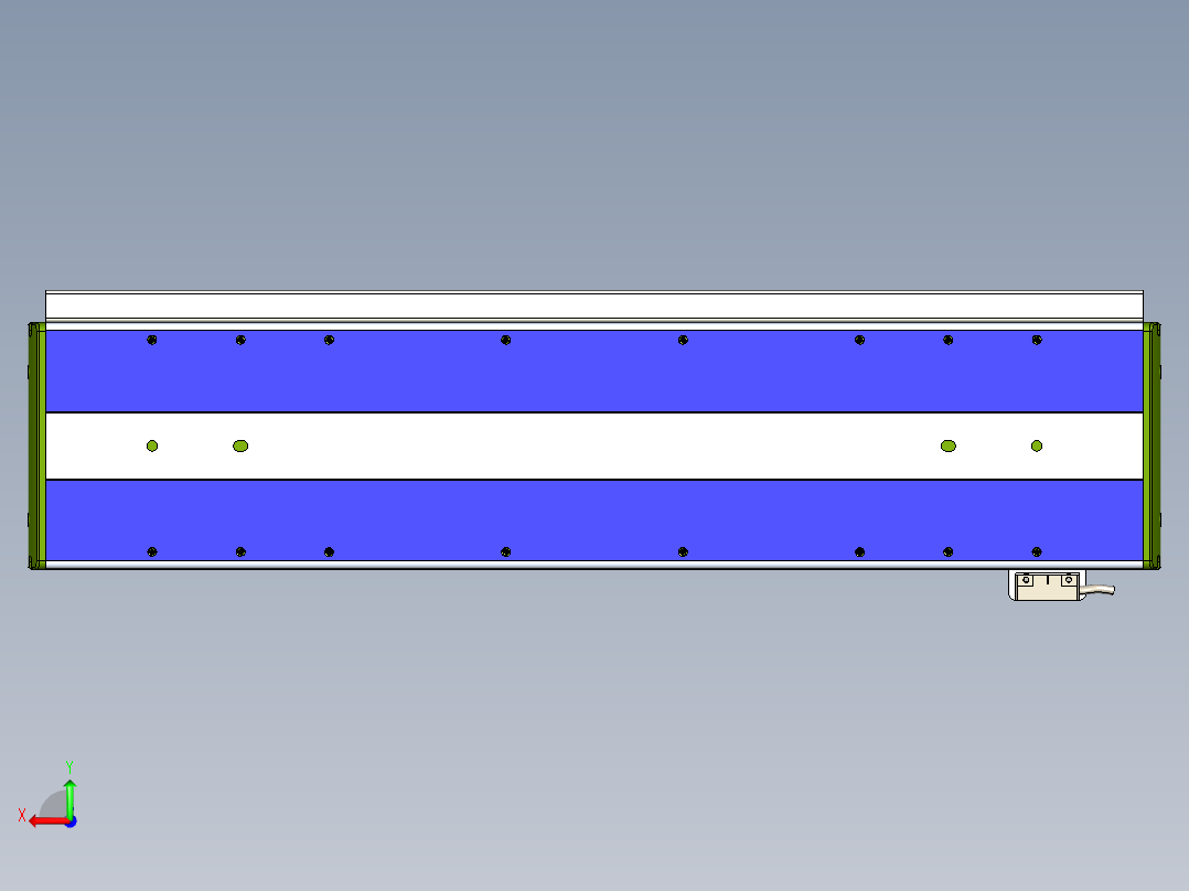威洛博LC系列3d模型模组LC14S1Y-S450后视图