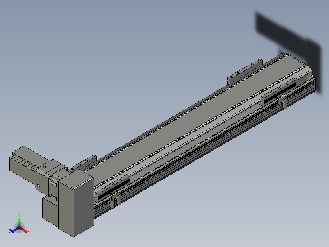 直线模组LHB17-L40-S750-RU设计图纸