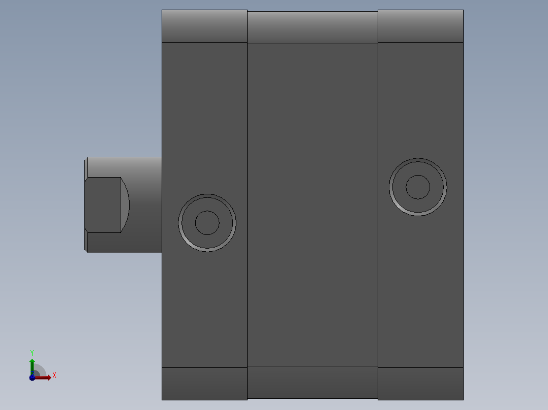 气缸ACE50X5S前视图