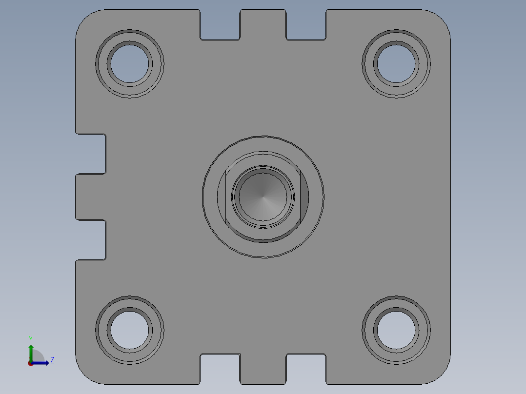 气缸ACE50X5S左视图
