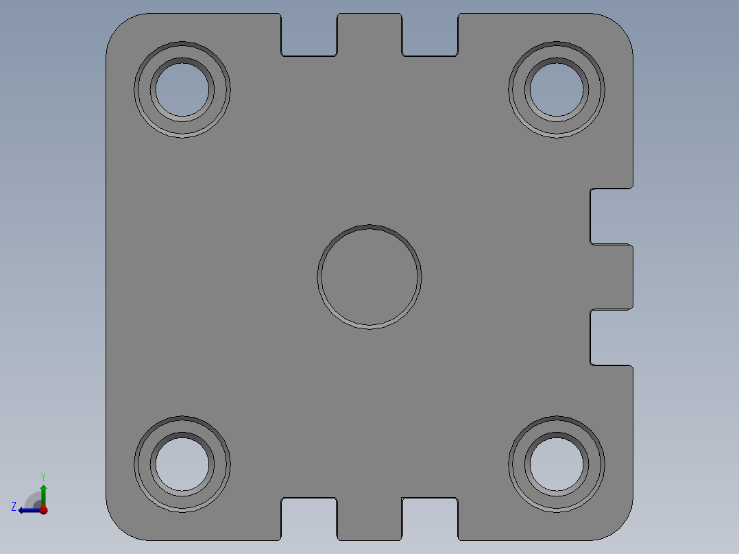 气缸ACE50X5S右视图