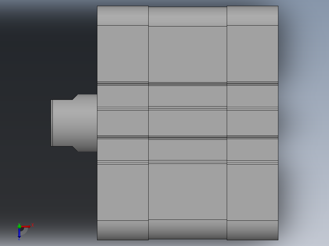 气缸ACE50X5S俯视图