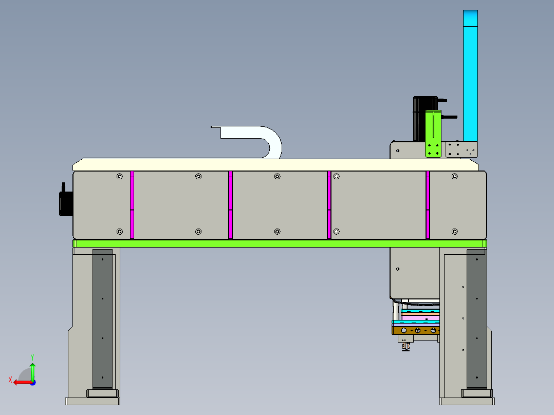 组装热熔机proe5.0.zip后视图